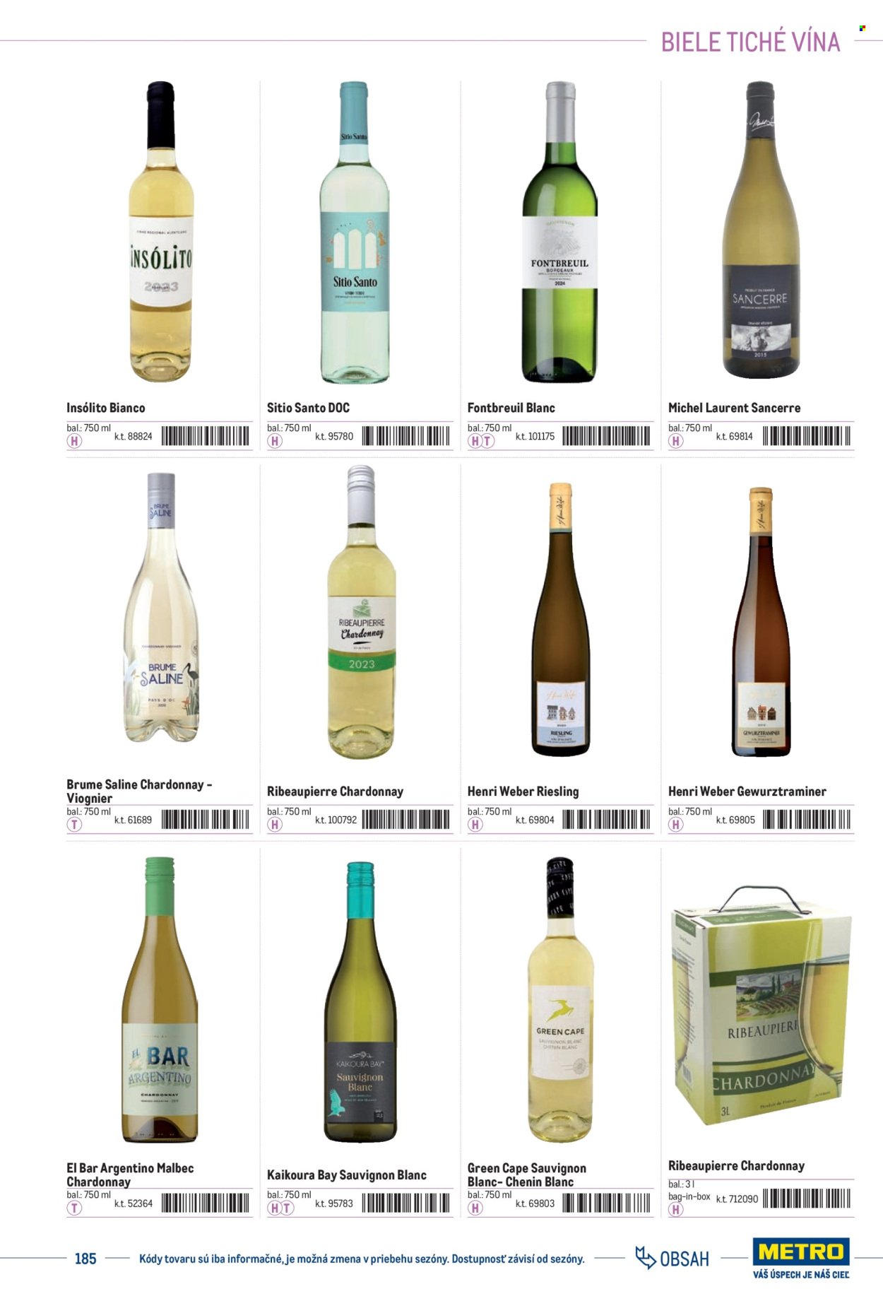 METRO leták - Katalóg vlastných značiek METRO (2025-11-22) | 185