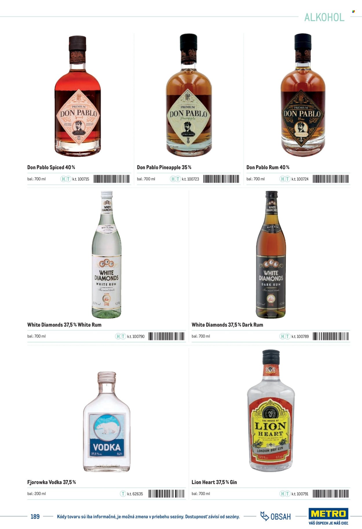 METRO leták - Katalóg vlastných značiek METRO (2025-11-22) | 189