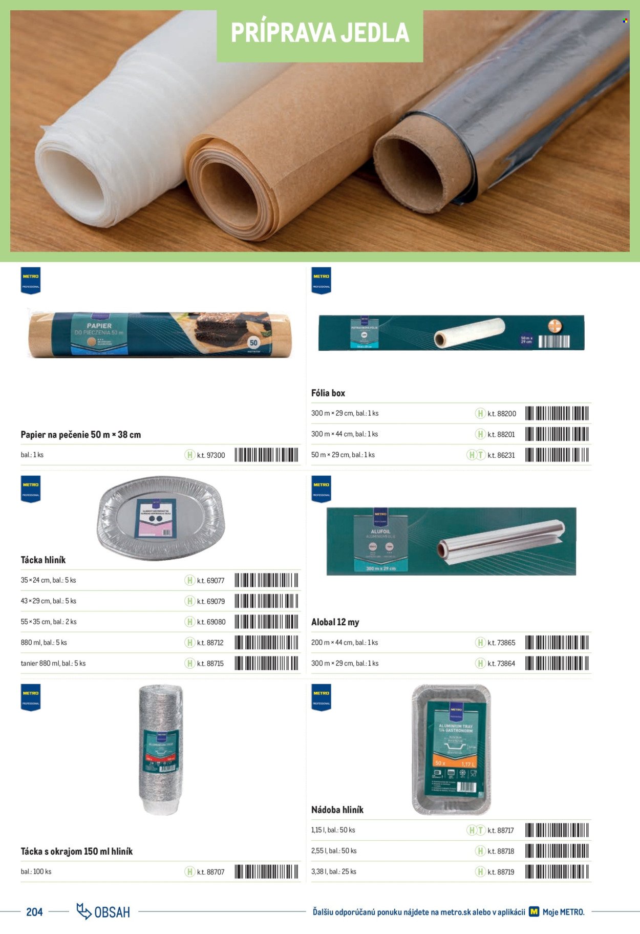 METRO leták - Katalóg vlastných značiek METRO (2025-11-22) | 204