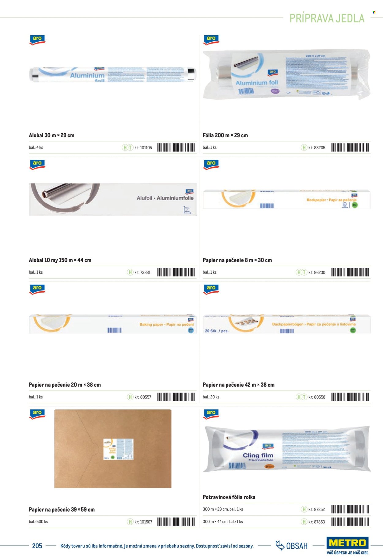 METRO leták - Katalóg vlastných značiek METRO (2025-11-22) | 205