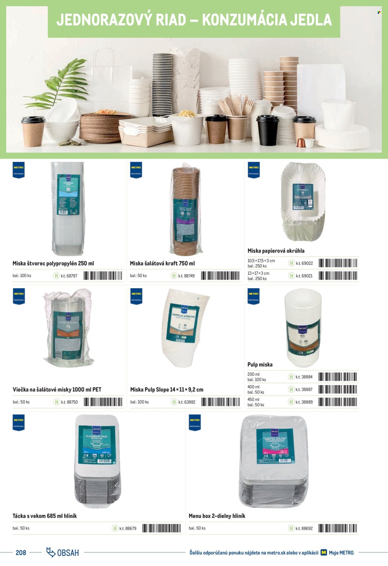 METRO leták - Katalóg vlastných značiek METRO (2025-11-22) | 208