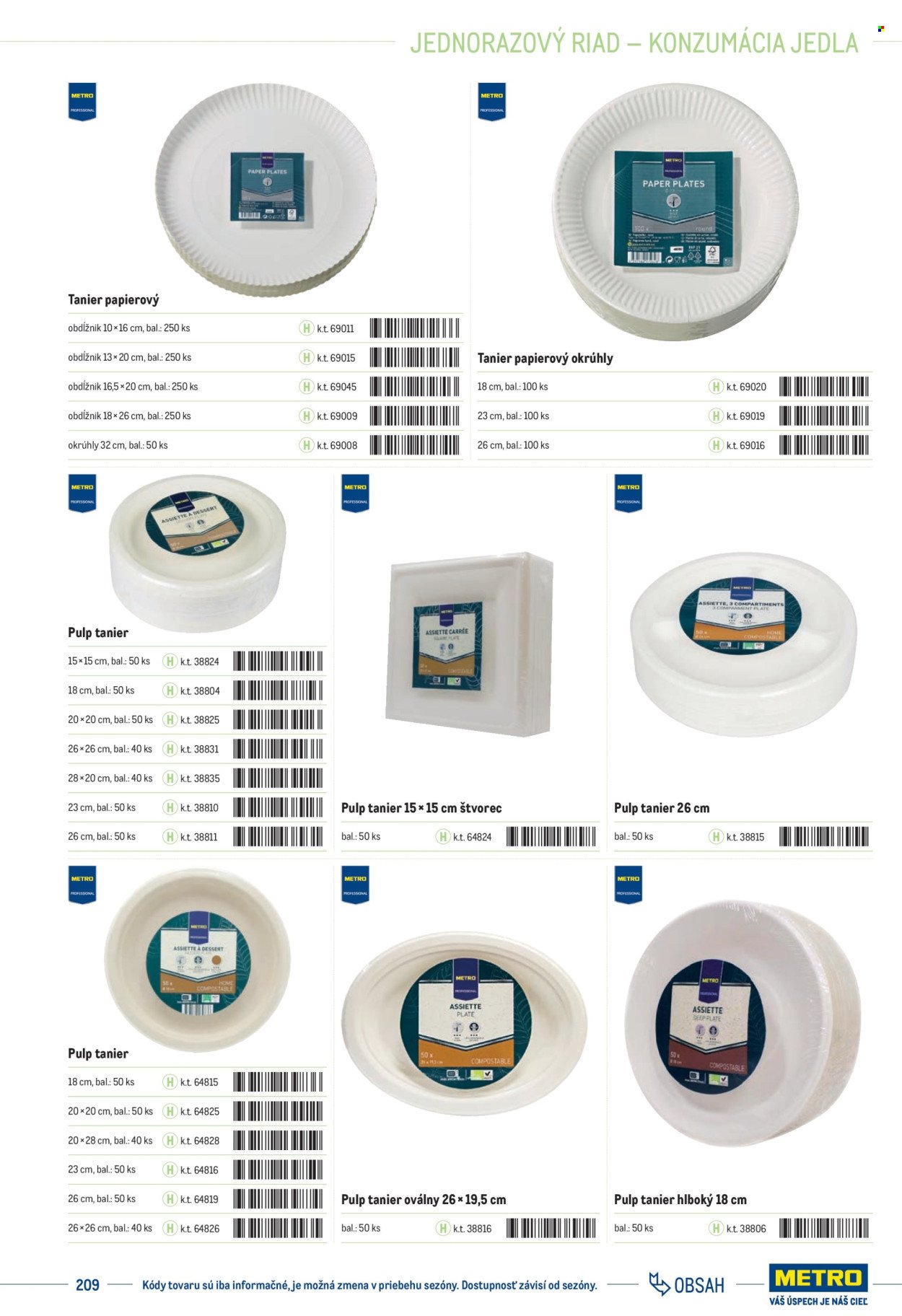 METRO leták - Katalóg vlastných značiek METRO (2025-11-22) | 209