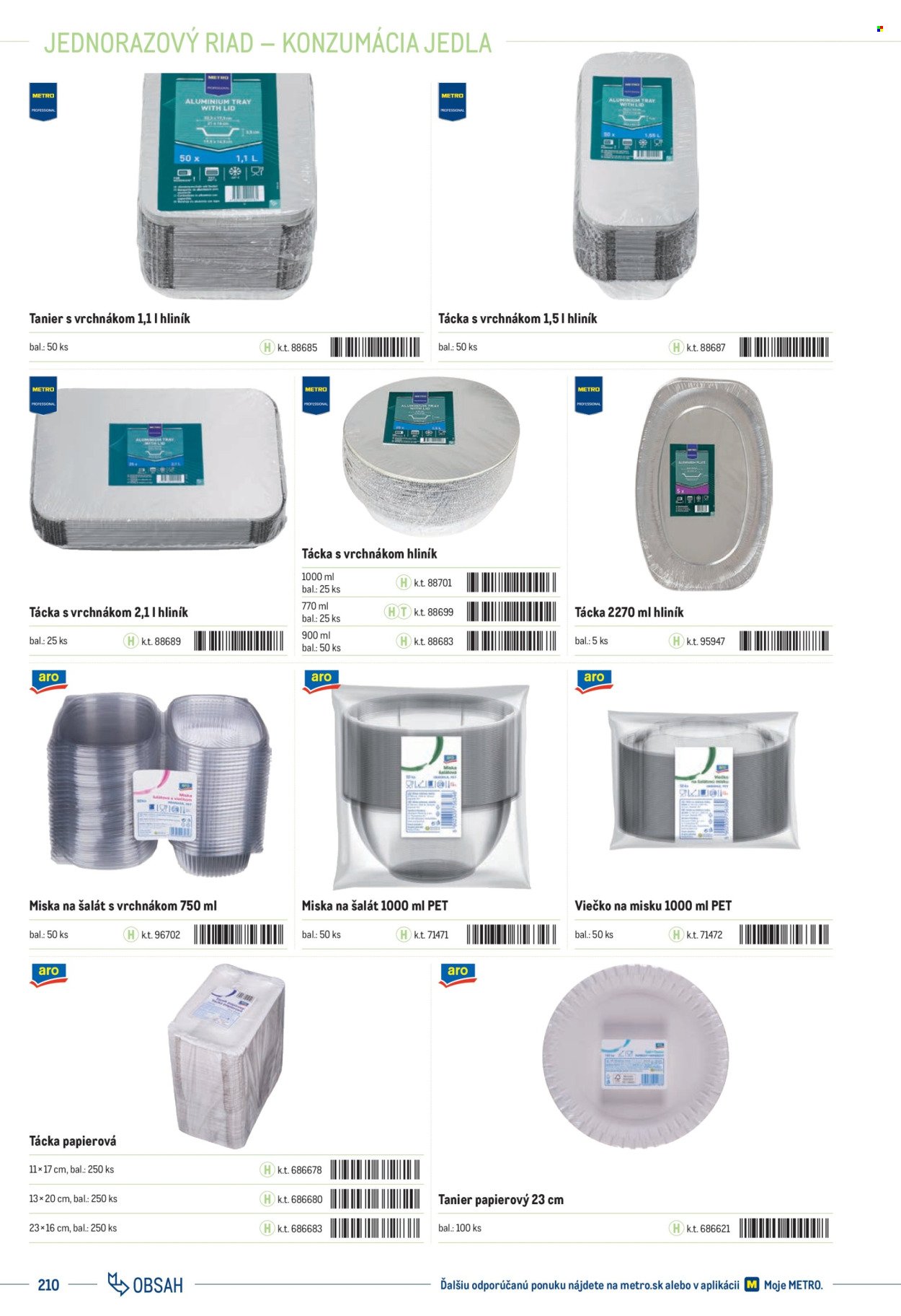 METRO leták - Katalóg vlastných značiek METRO (2025-11-22) | 210