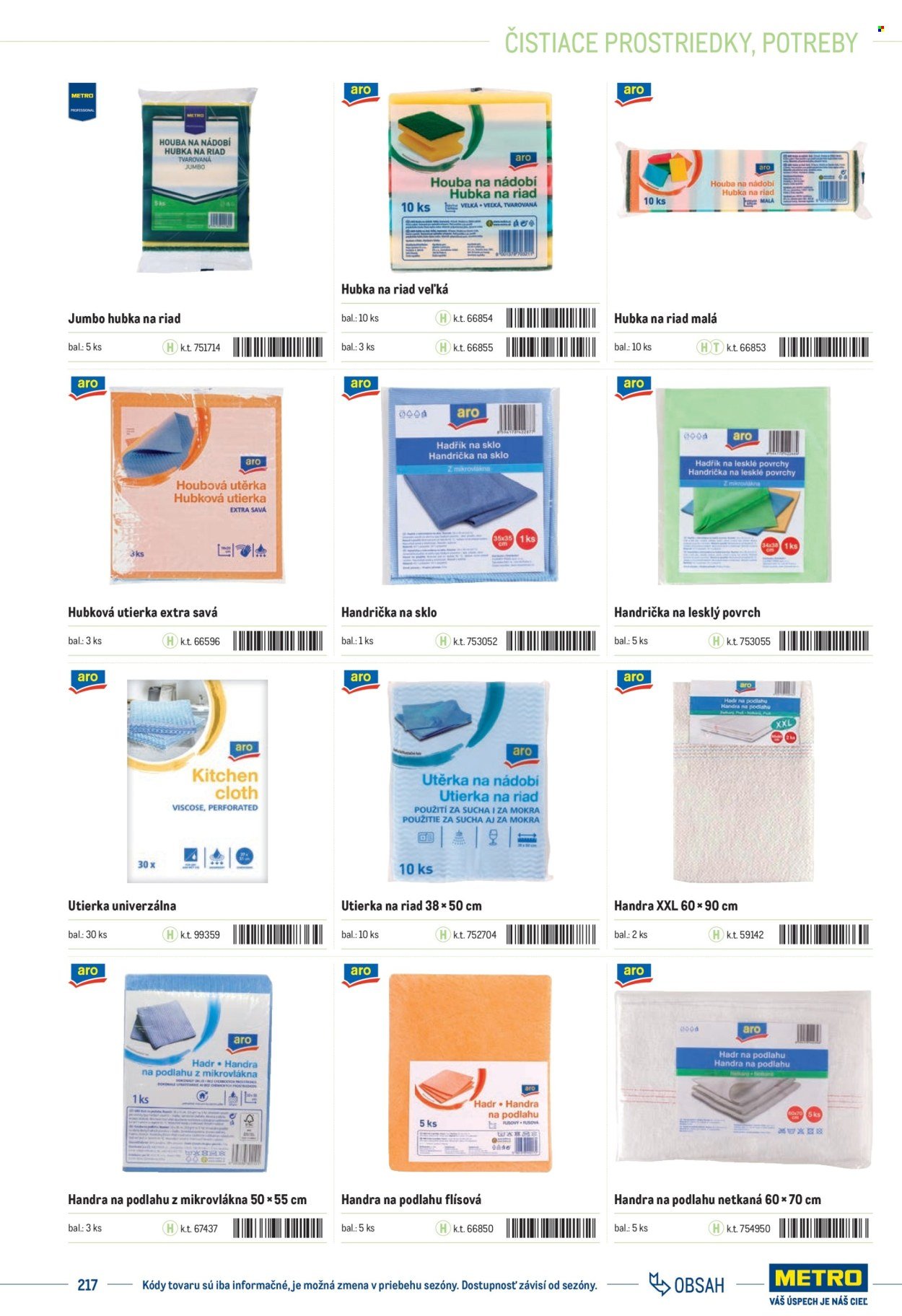 METRO leták - Katalóg vlastných značiek METRO (2025-11-22) | 217