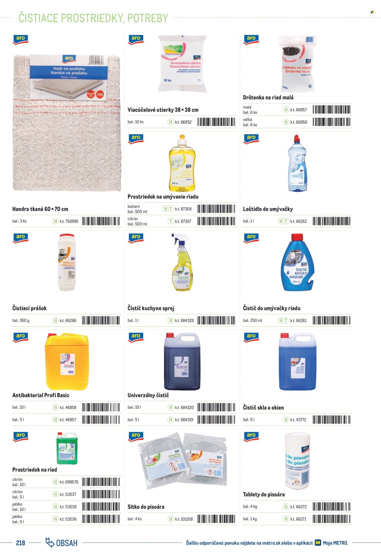 METRO leták - Katalóg vlastných značiek METRO (2025-11-22) | 218