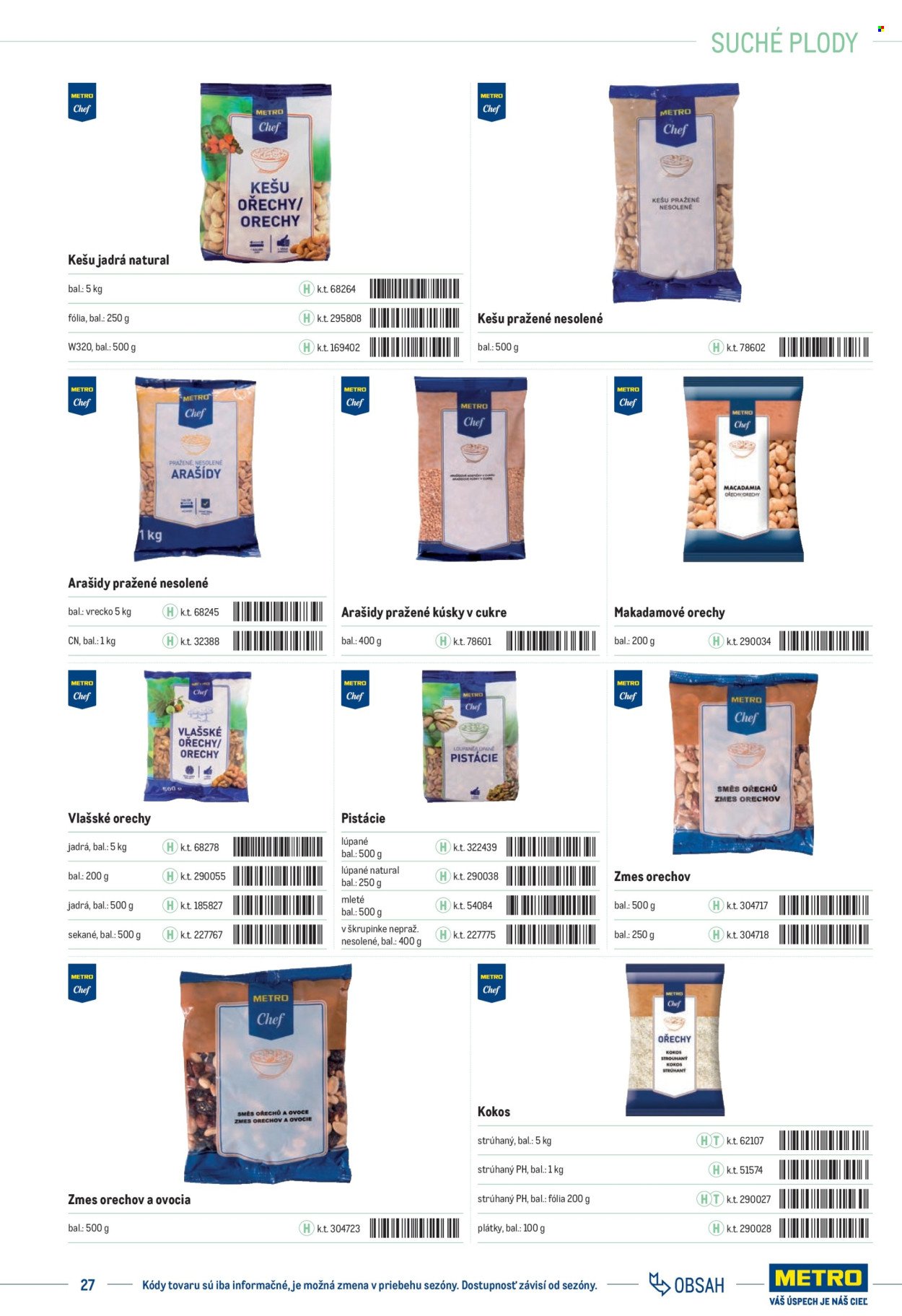 METRO leták - Katalóg vlastných značiek METRO (2025-11-22) | 27