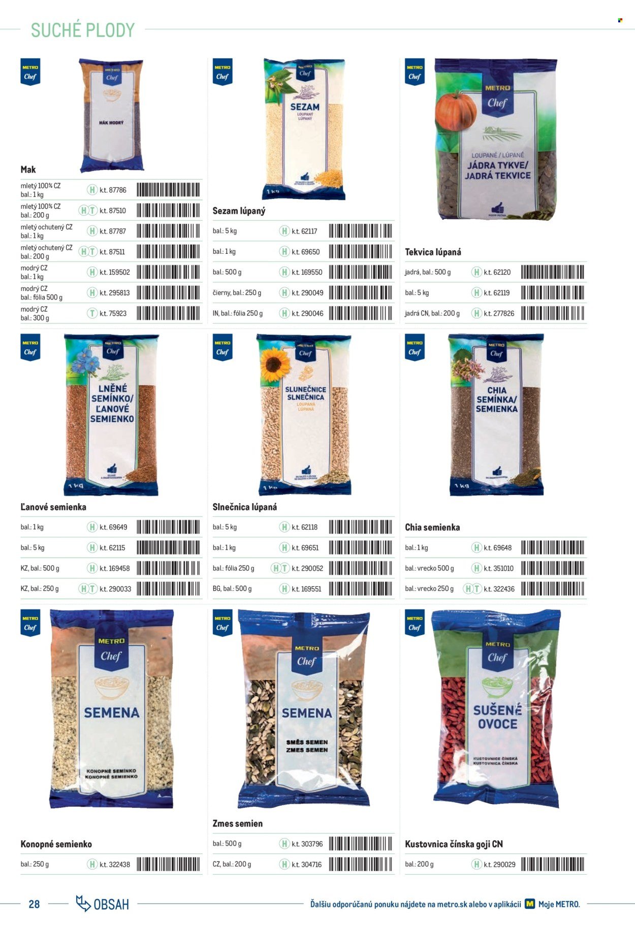 METRO leták - Katalóg vlastných značiek METRO (2025-11-22) | 28