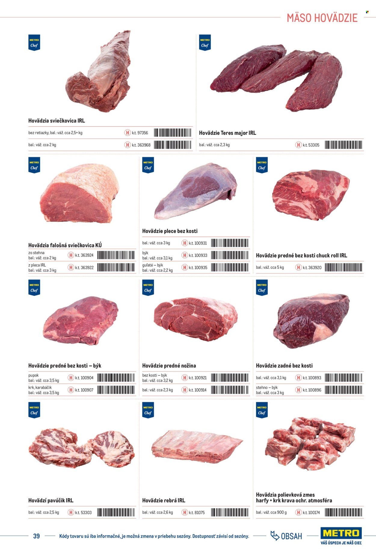 METRO leták - Katalóg vlastných značiek METRO (2025-11-22) | 39
