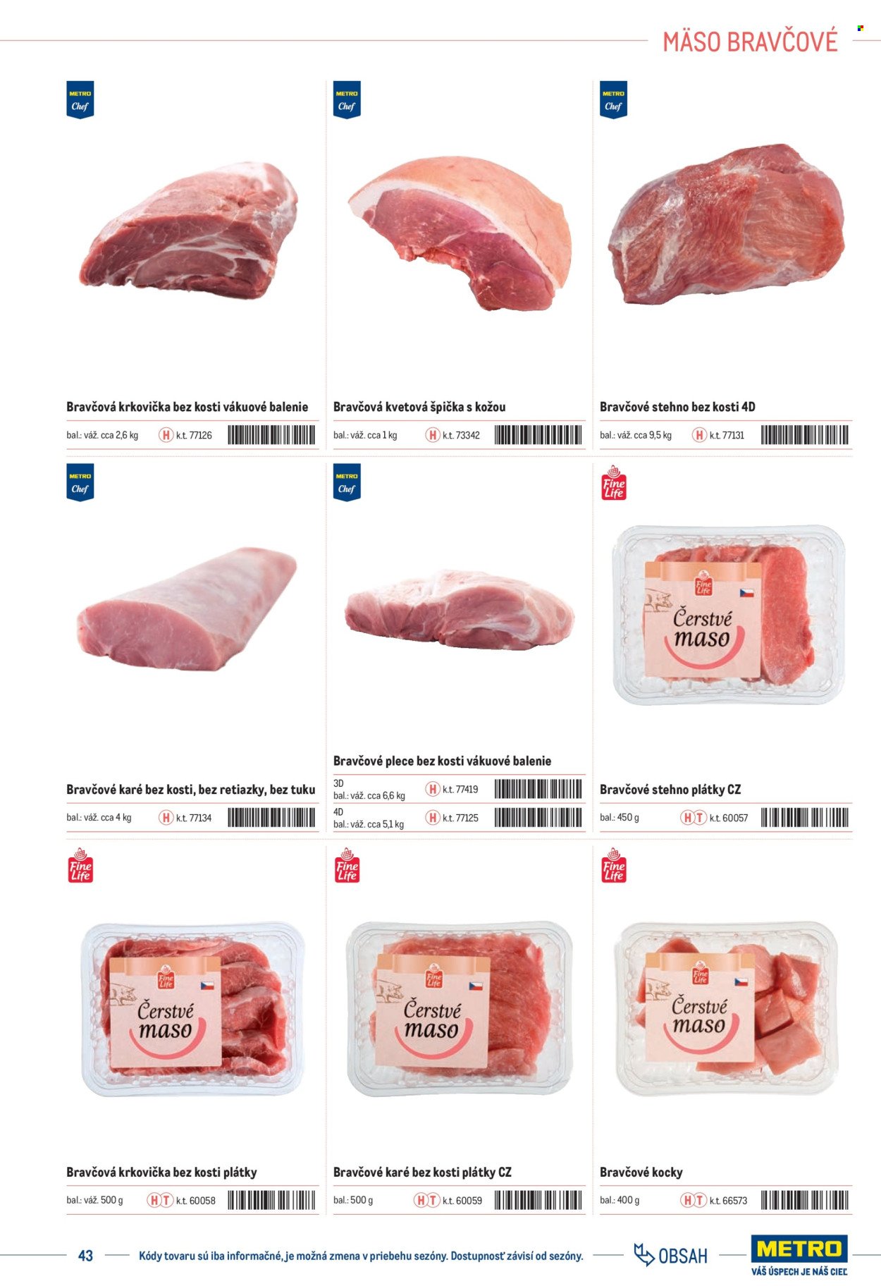 METRO leták - Katalóg vlastných značiek METRO (2025-11-22) | 43