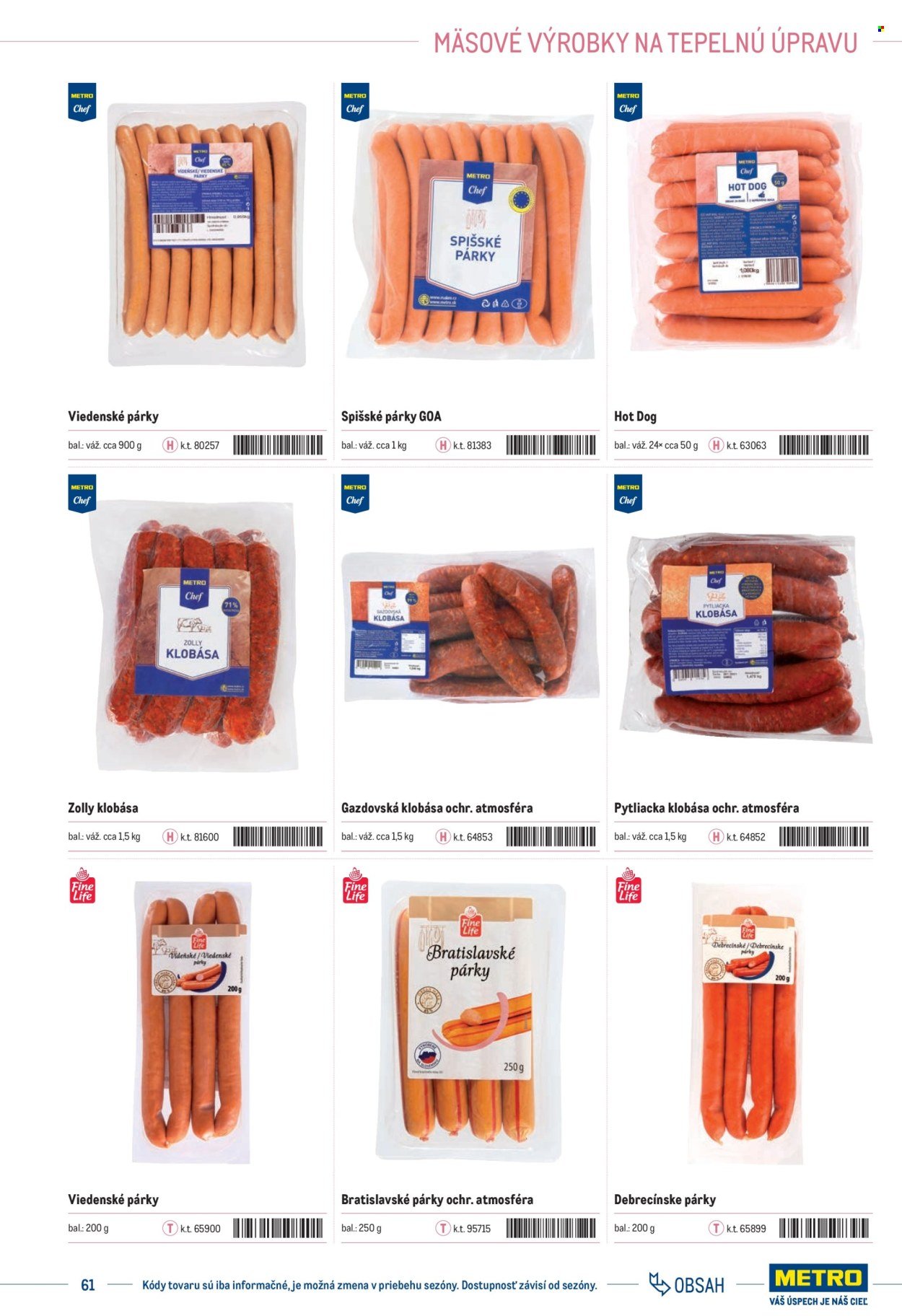 METRO leták - Katalóg vlastných značiek METRO (2025-11-22) | 61