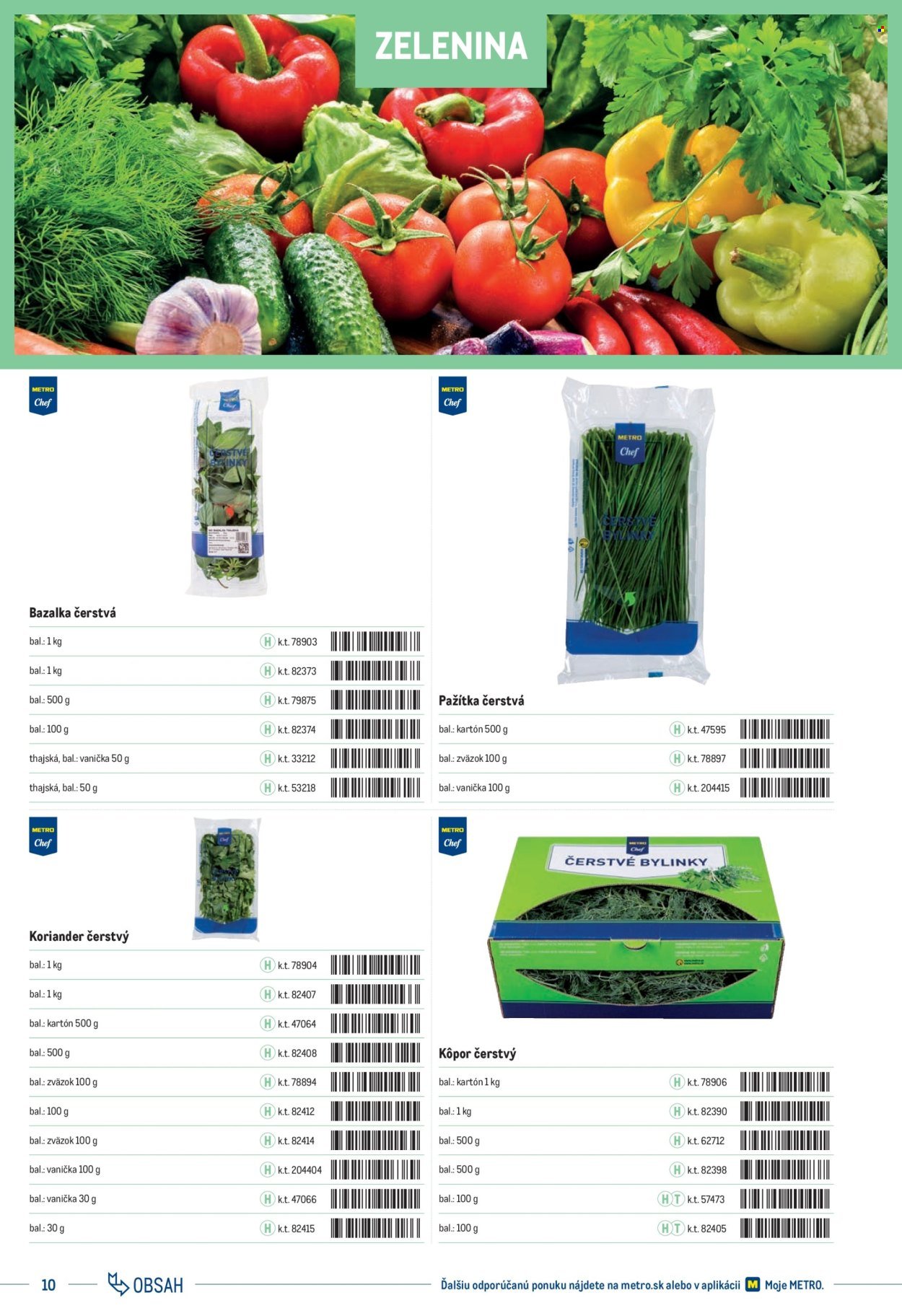 METRO leták - Katalóg vlastných značiek METRO (2025-11-22) | 10