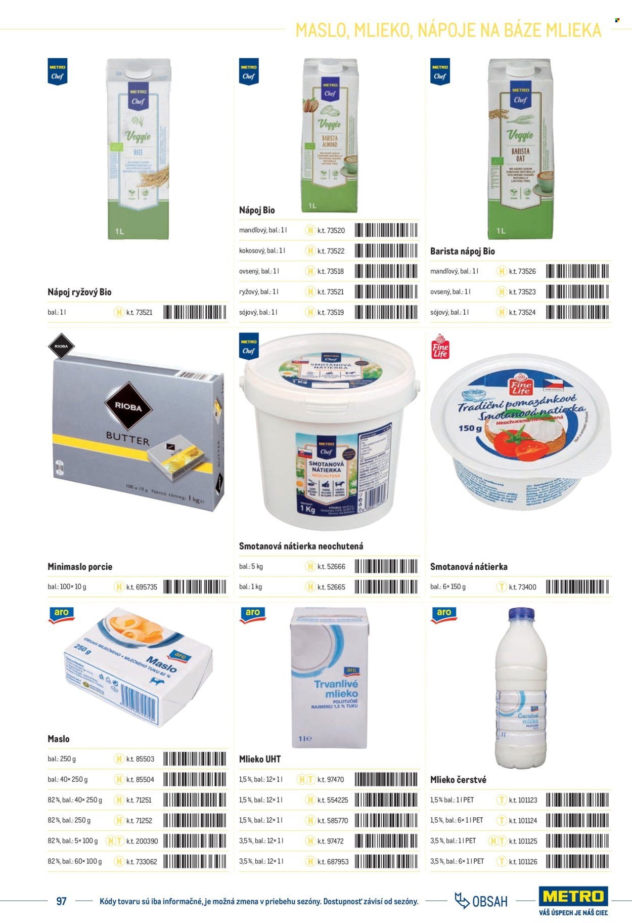 METRO leták - Katalóg vlastných značiek METRO (2025-11-22) | 97