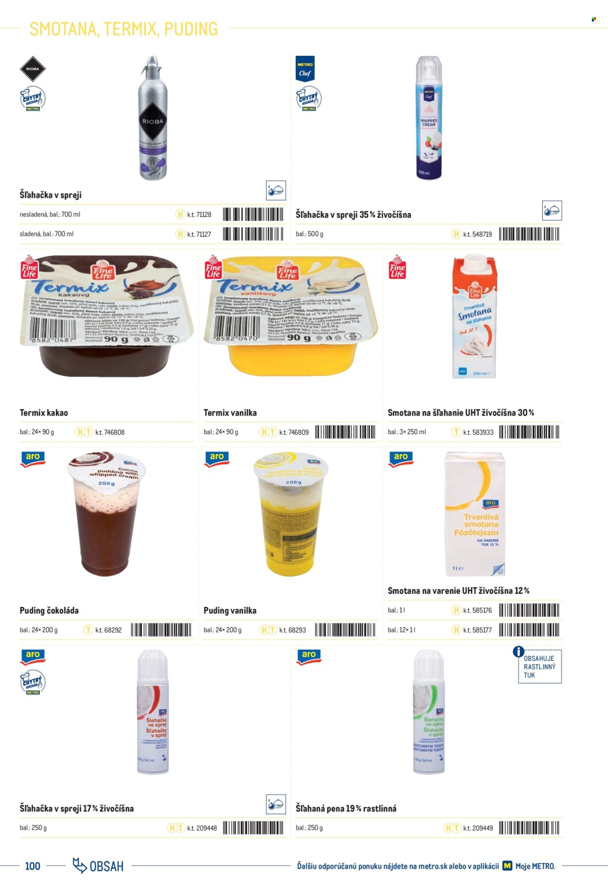 METRO leták - Katalóg vlastných značiek METRO (2025-11-22) | 100