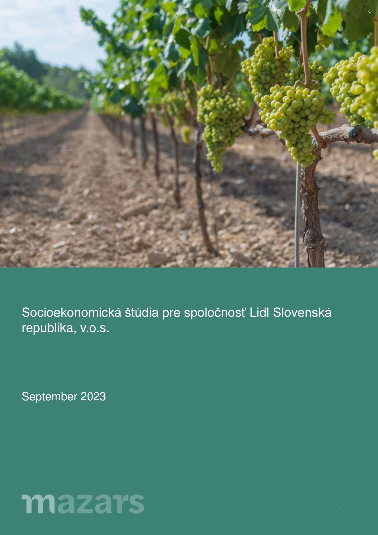 LIDL leták - Socioekonomická štúdia Lidl (2025-08-01) | 1