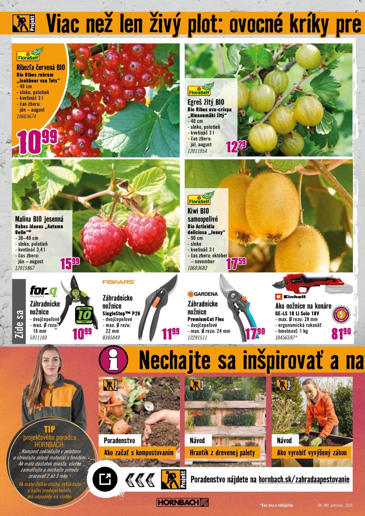 HORNBACH leták - Váš ďalší projekt - Jesenná záhrada
