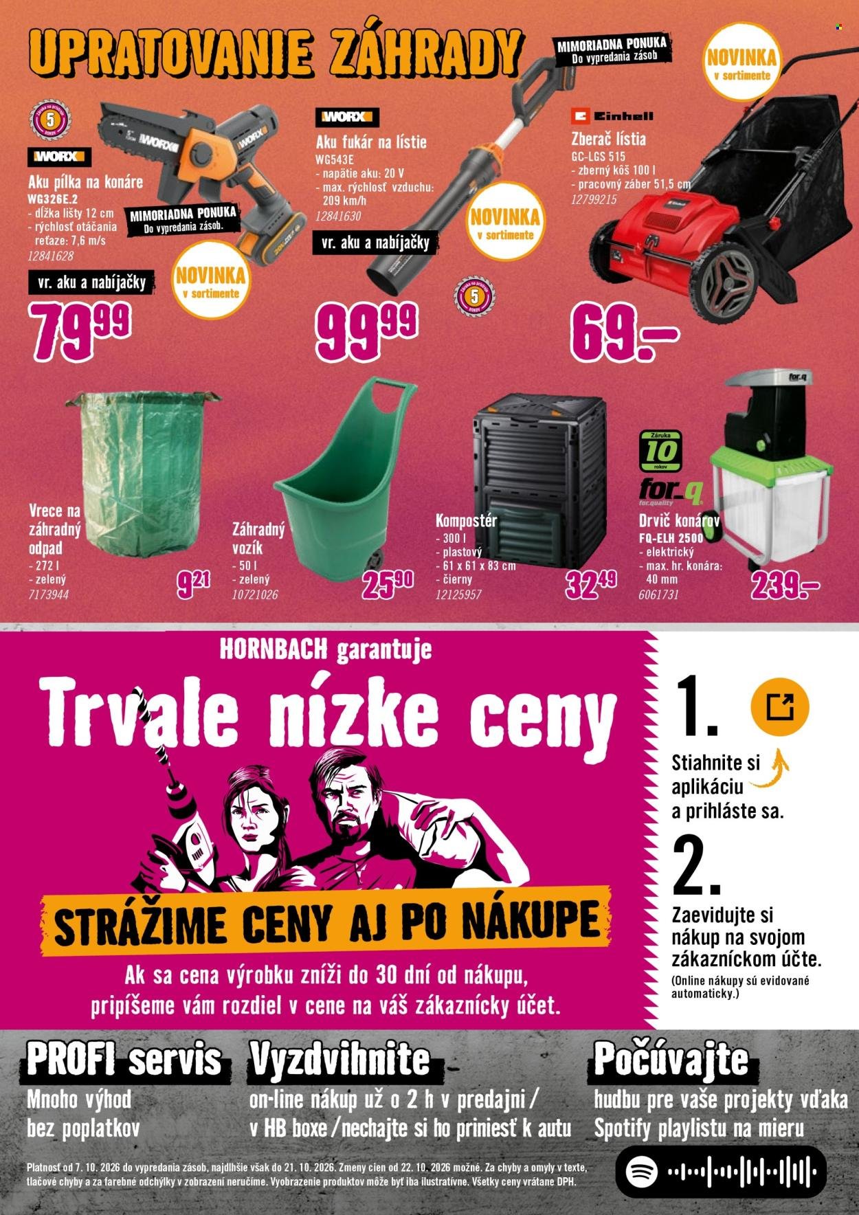 HORNBACH leták - Váš ďalší projekt - Jesenná záhrada