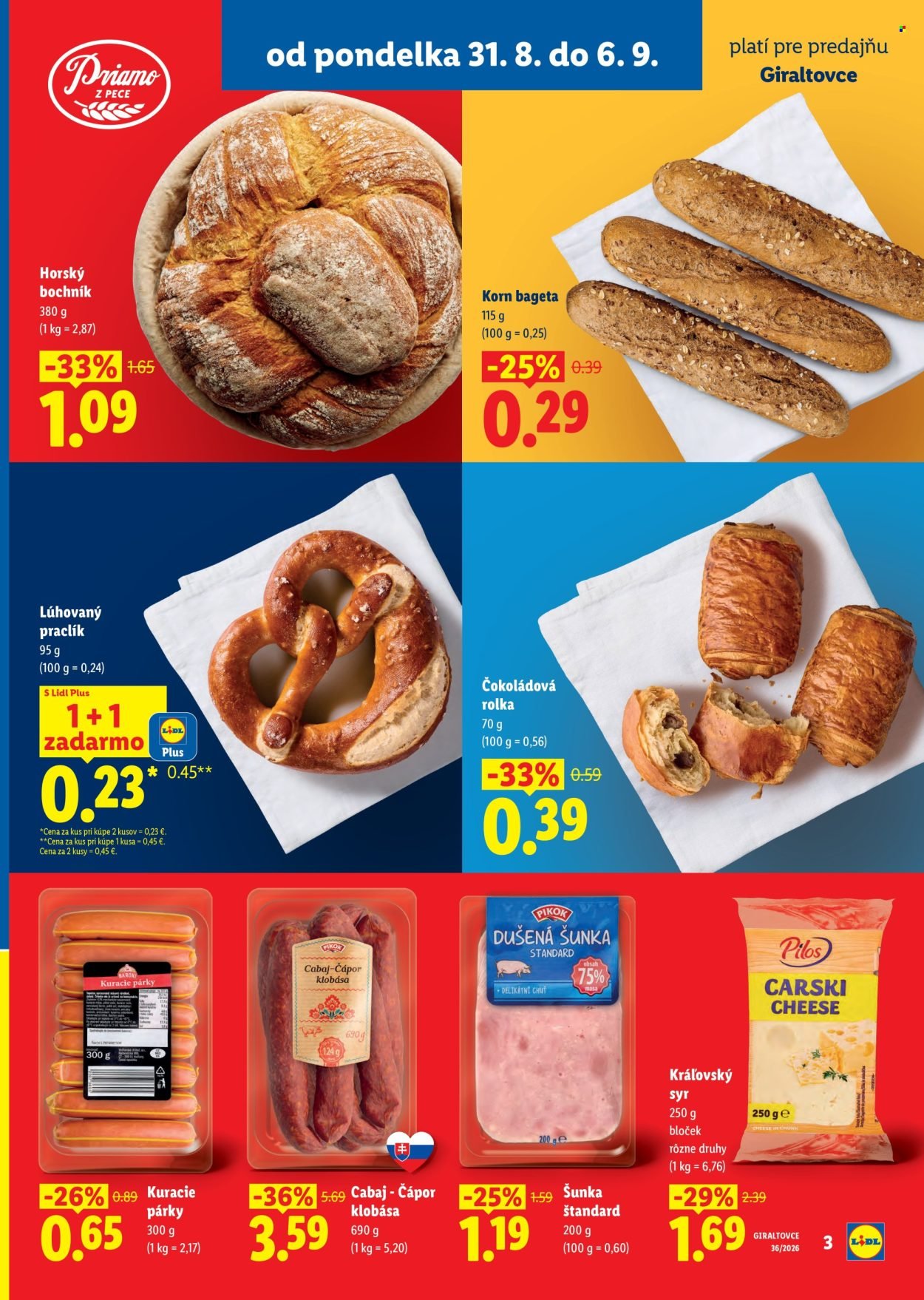 LIDL leták - Nová predajňa Giraltovce