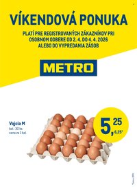METRO leták - Víkendová ponuka (2026-04-02 - 2026-04-04)