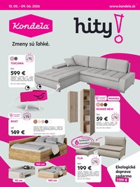 KONDELA leták - hity! (2026-05-13 - 2026-06-09)
