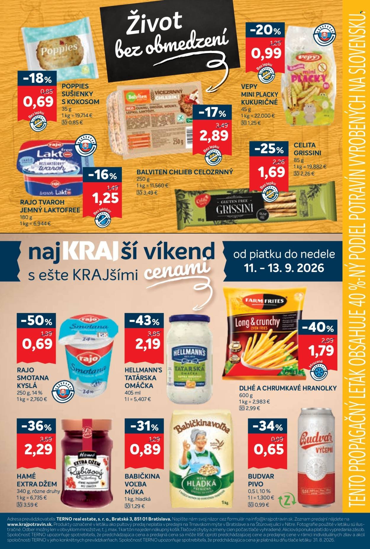 KRAJ leták - Od štvrtka 10.9.2026