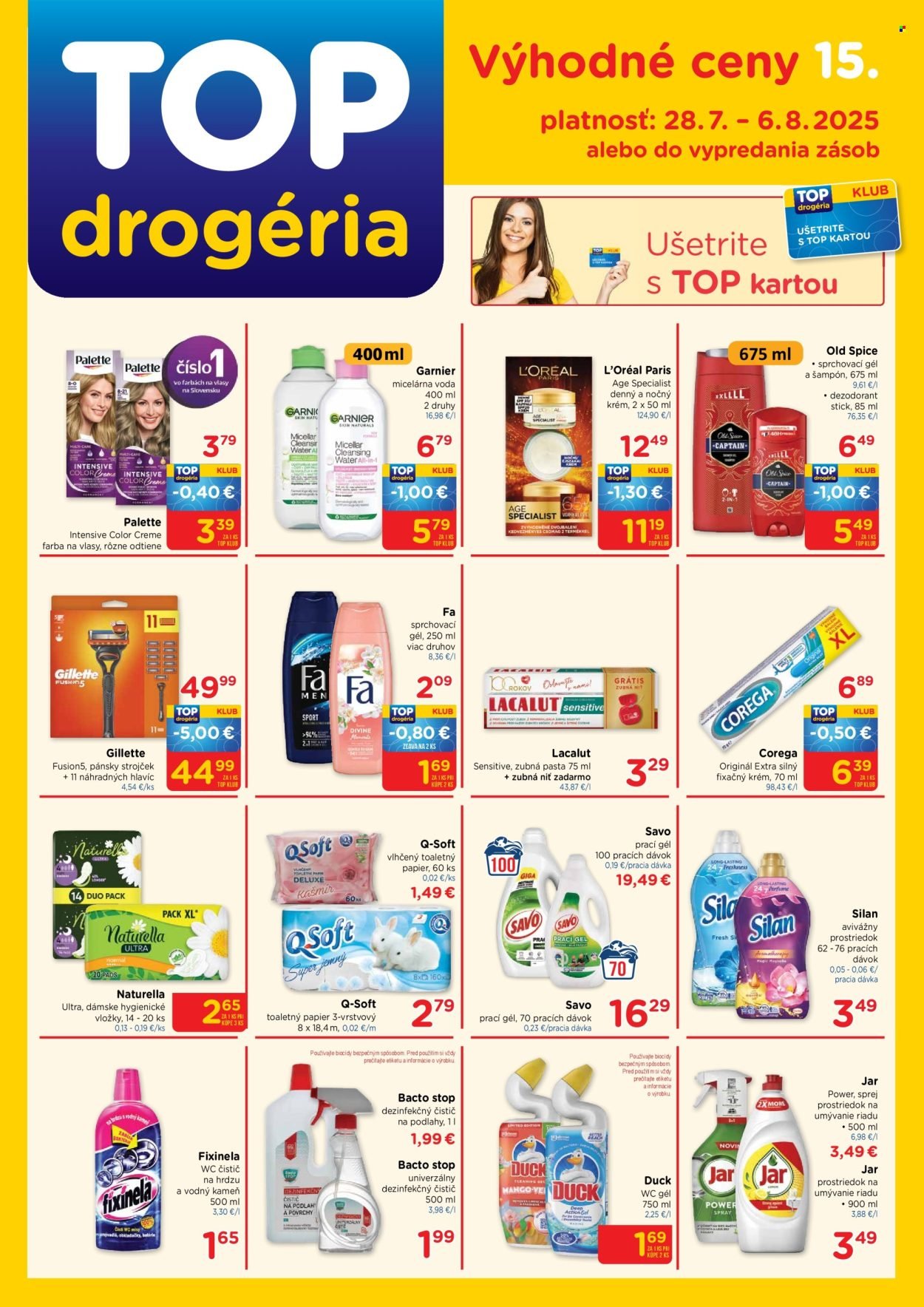TOP DROGÉRIA leták - Od pondelka 28.7.2025 (2025-07-28 - 2025-08-06) | 1