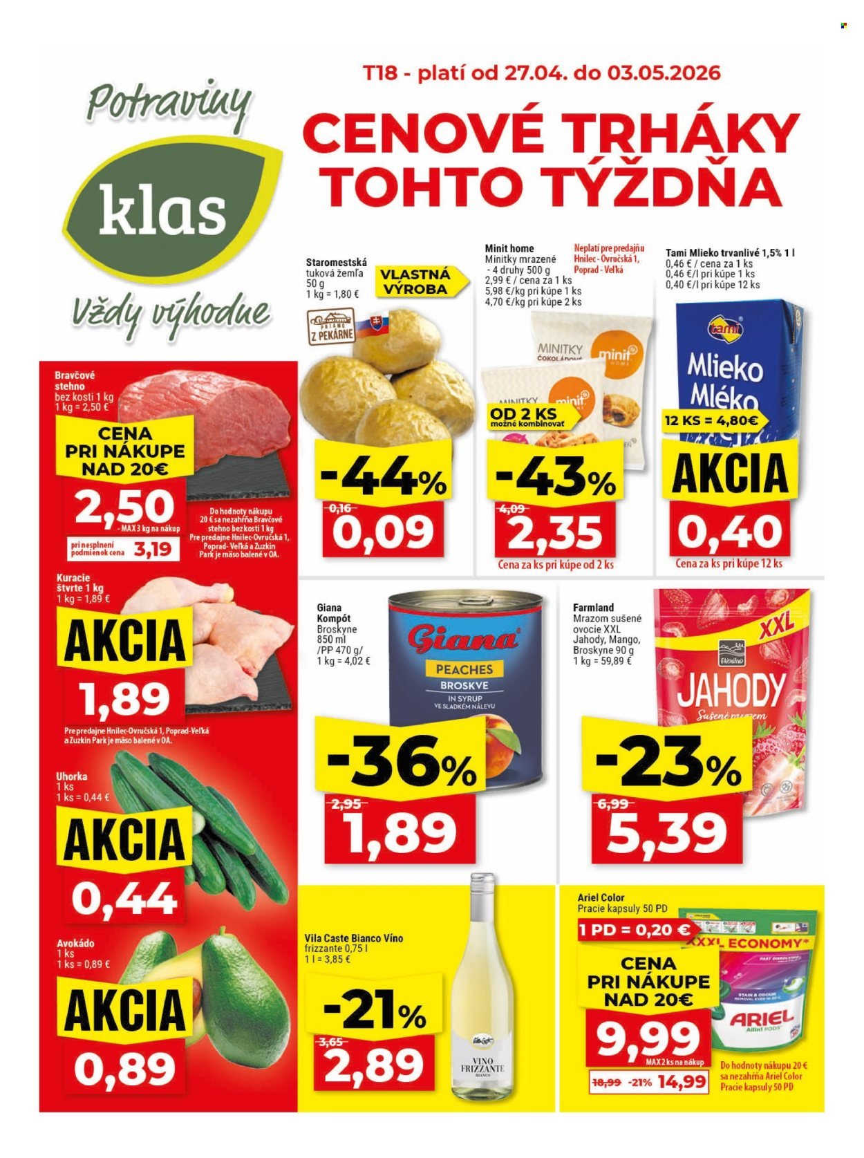 KLAS leták - Od pondelka 27.4.2026 (2026-04-27 - 2026-05-03) | 1