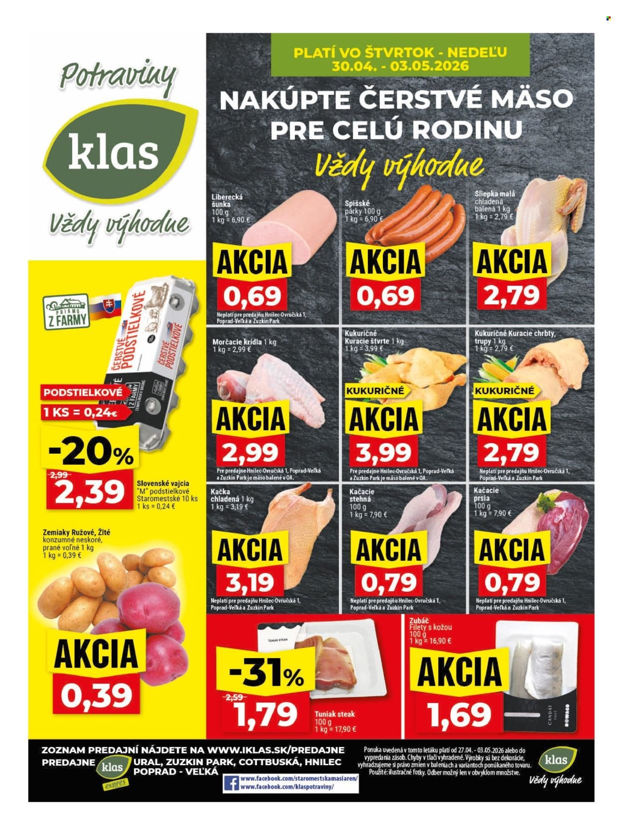 KLAS leták - Od pondelka 27.4.2026 (2026-04-27 - 2026-05-03) | 29