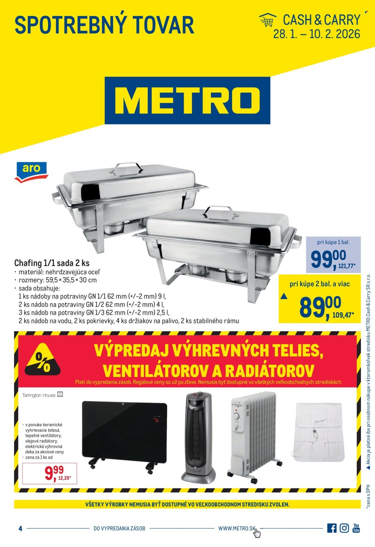 METRO leták - Spotrebný tovar (2026-01-28 - 2026-02-10) | 1