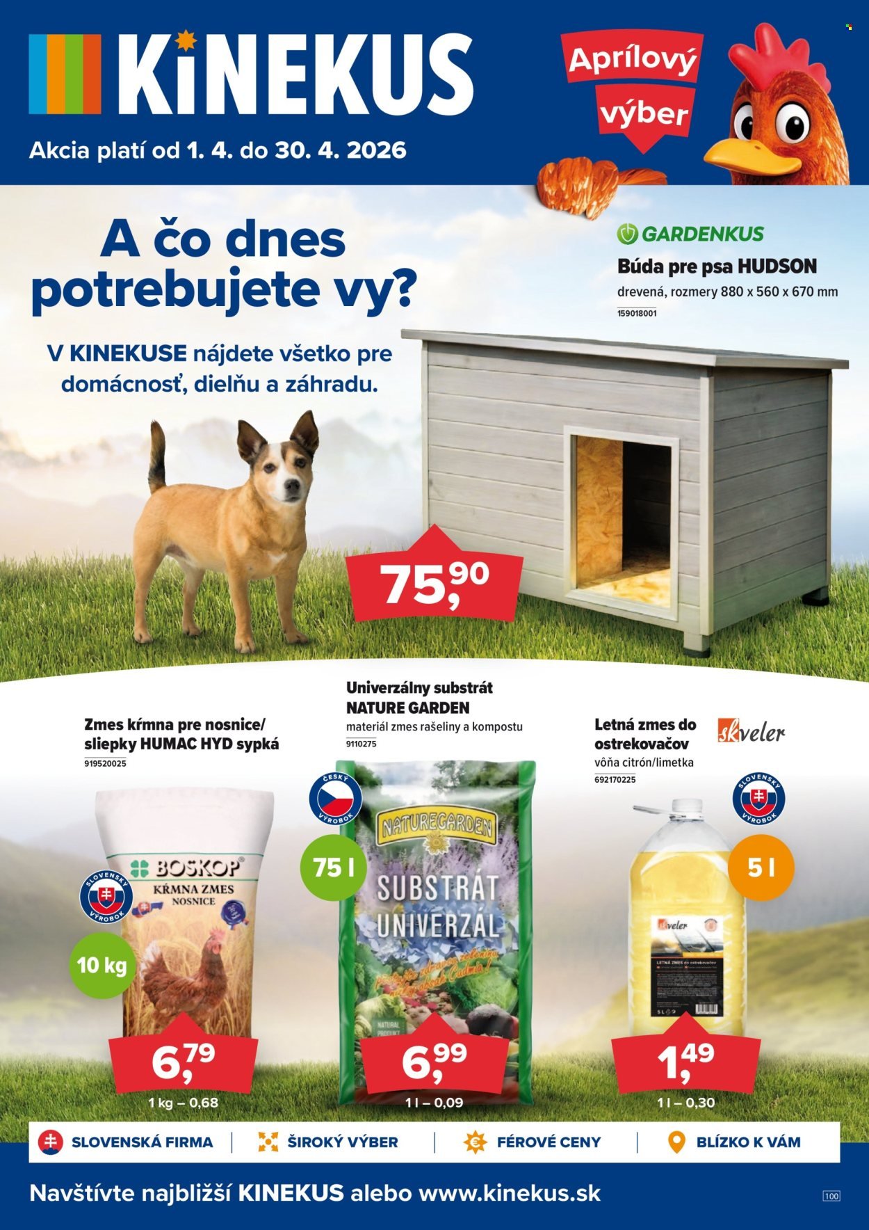 KINEKUS leták - Akciový leták (2026-04-01 - 2026-04-30) | 1