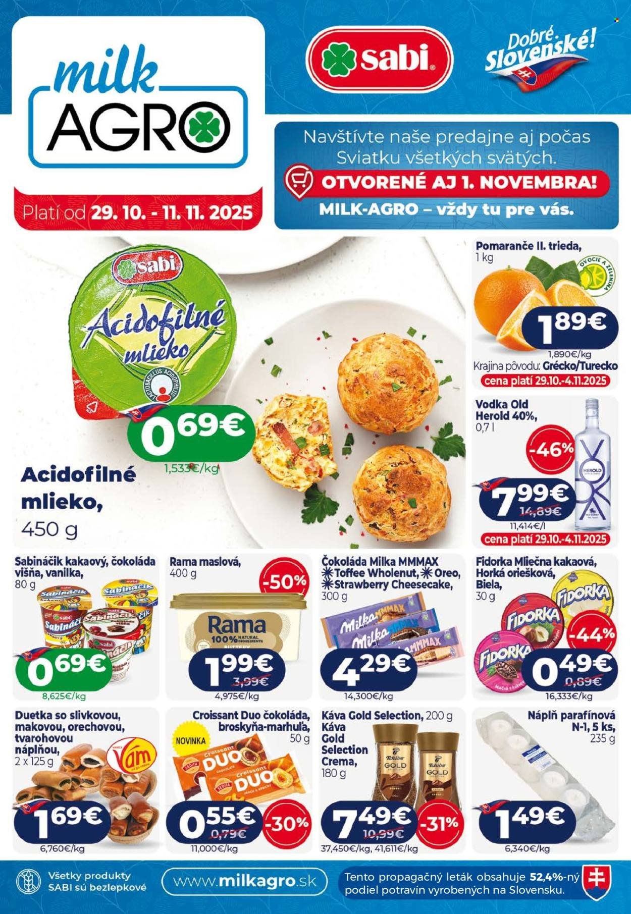 MILK AGRO leták - Aktuálny leták (2025-10-29 - 2025-11-11) | 1
