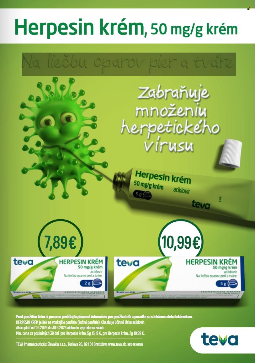 SCHNEIDER LEKÁREŇ leták - Od pondelka 1.6.2026
