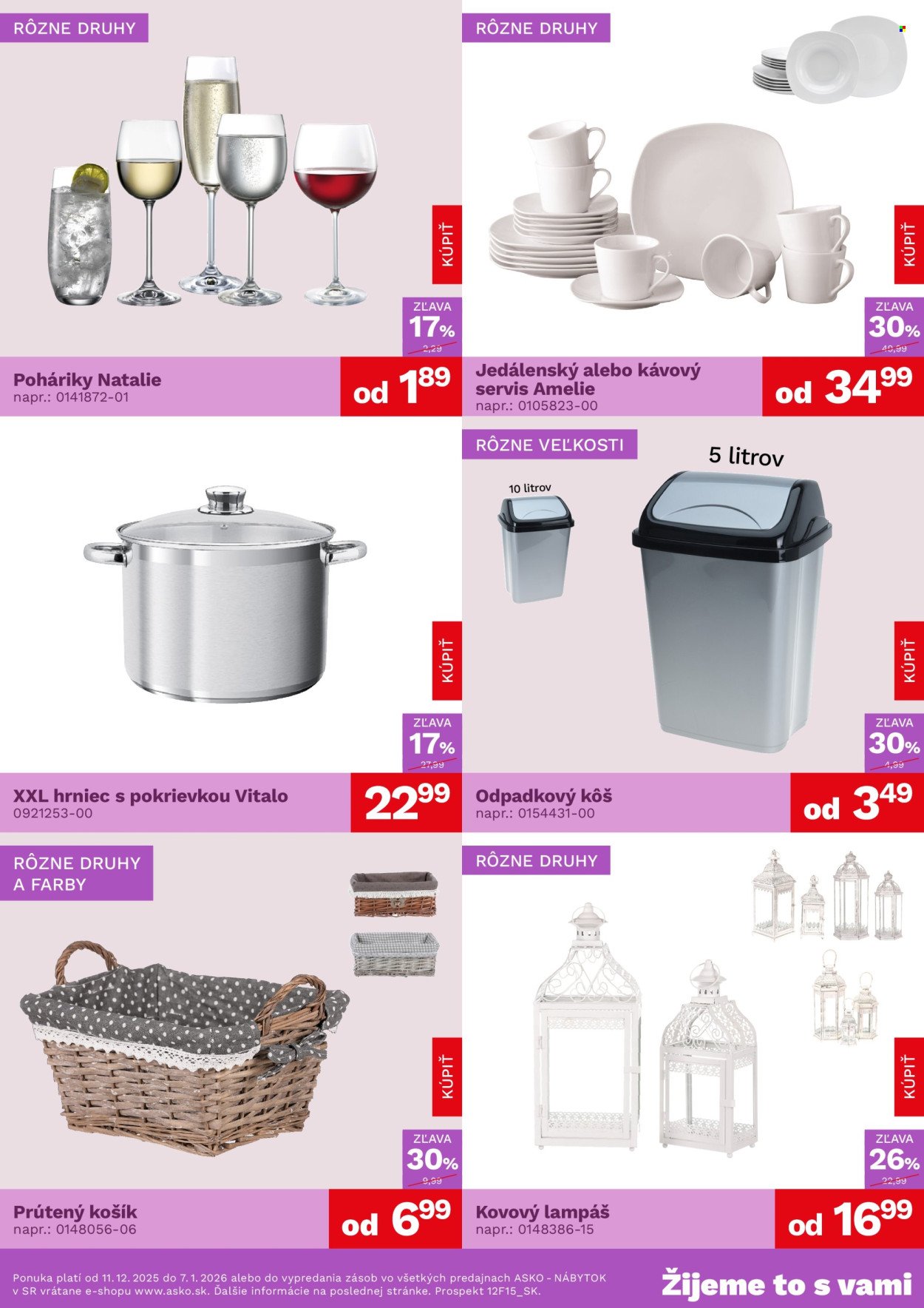 ASKO NÁBYTOK leták - Bytové doplnky za skvelé ceny (2025-12-11 - 2026-01-07) | 2