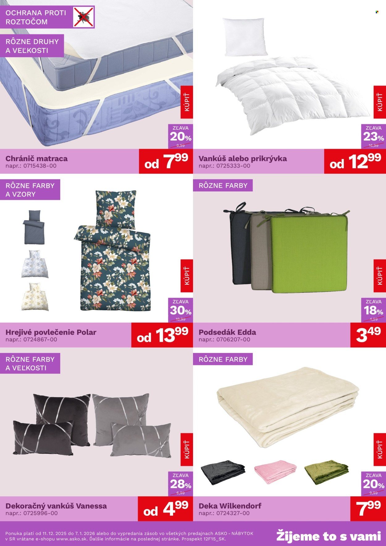 ASKO NÁBYTOK leták - Bytové doplnky za skvelé ceny (2025-12-11 - 2026-01-07) | 3