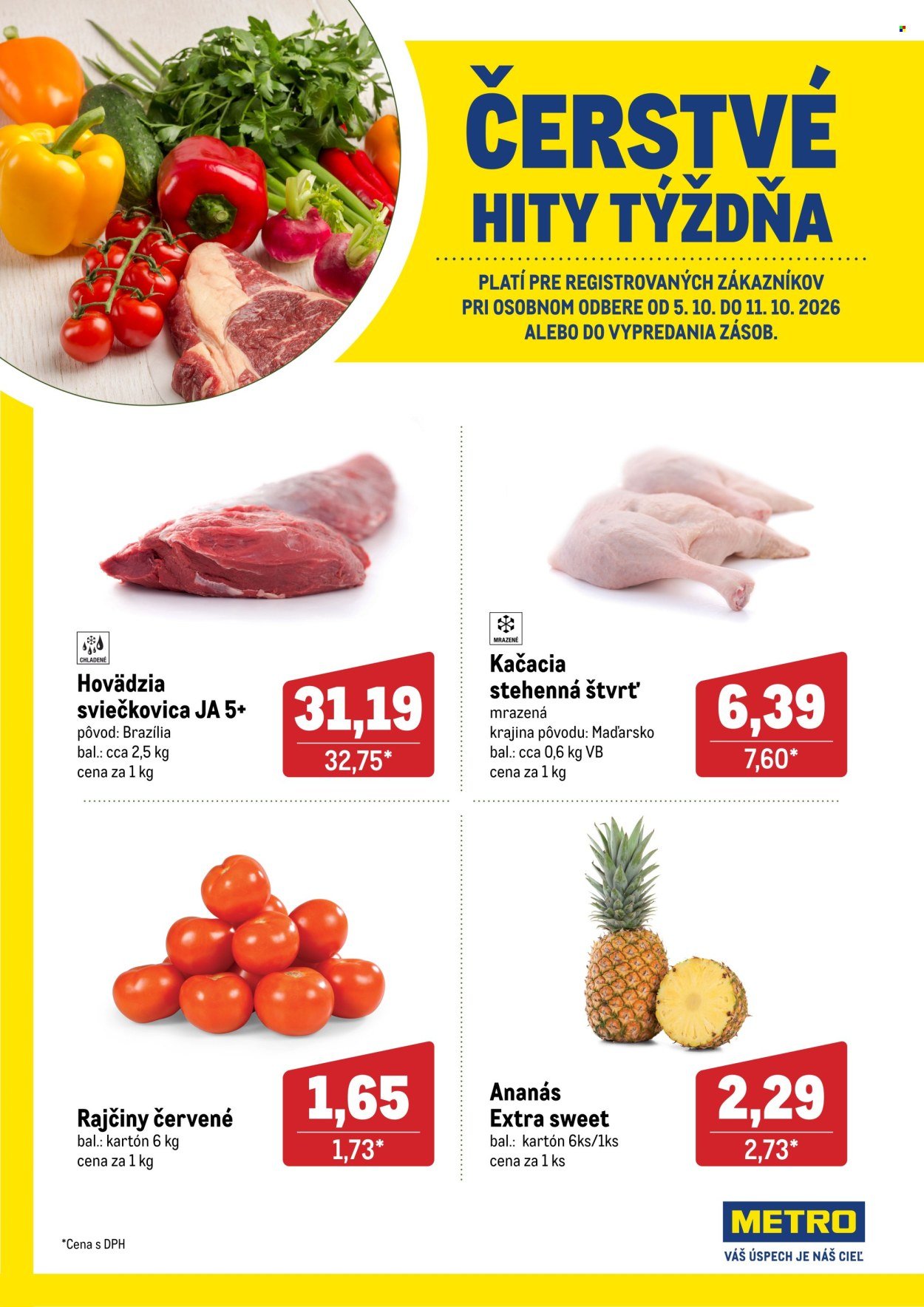 METRO leták - Čerstvé hity týždňa
