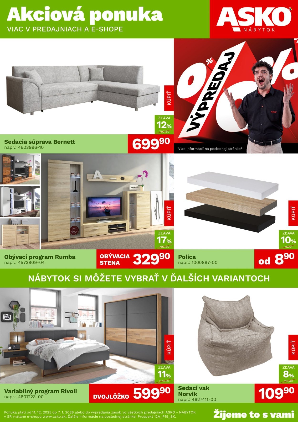 ASKO NÁBYTOK leták - Akčná ponuka (2025-12-11 - 2026-01-07) | 1