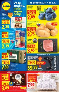 LIDL leták - Od pondelka 28.7.2025 (2025-07-28 - 2025-08-03)