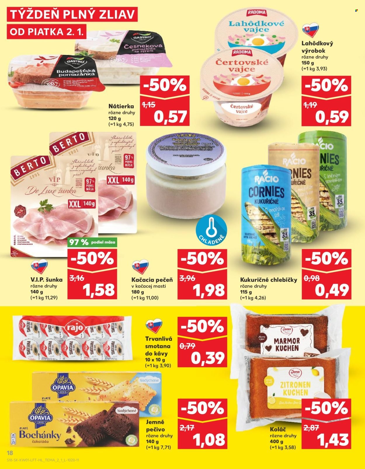 KAUFLAND leták - Od piatka 2.1.2026 (2026-01-02 - 2026-01-07) | 18