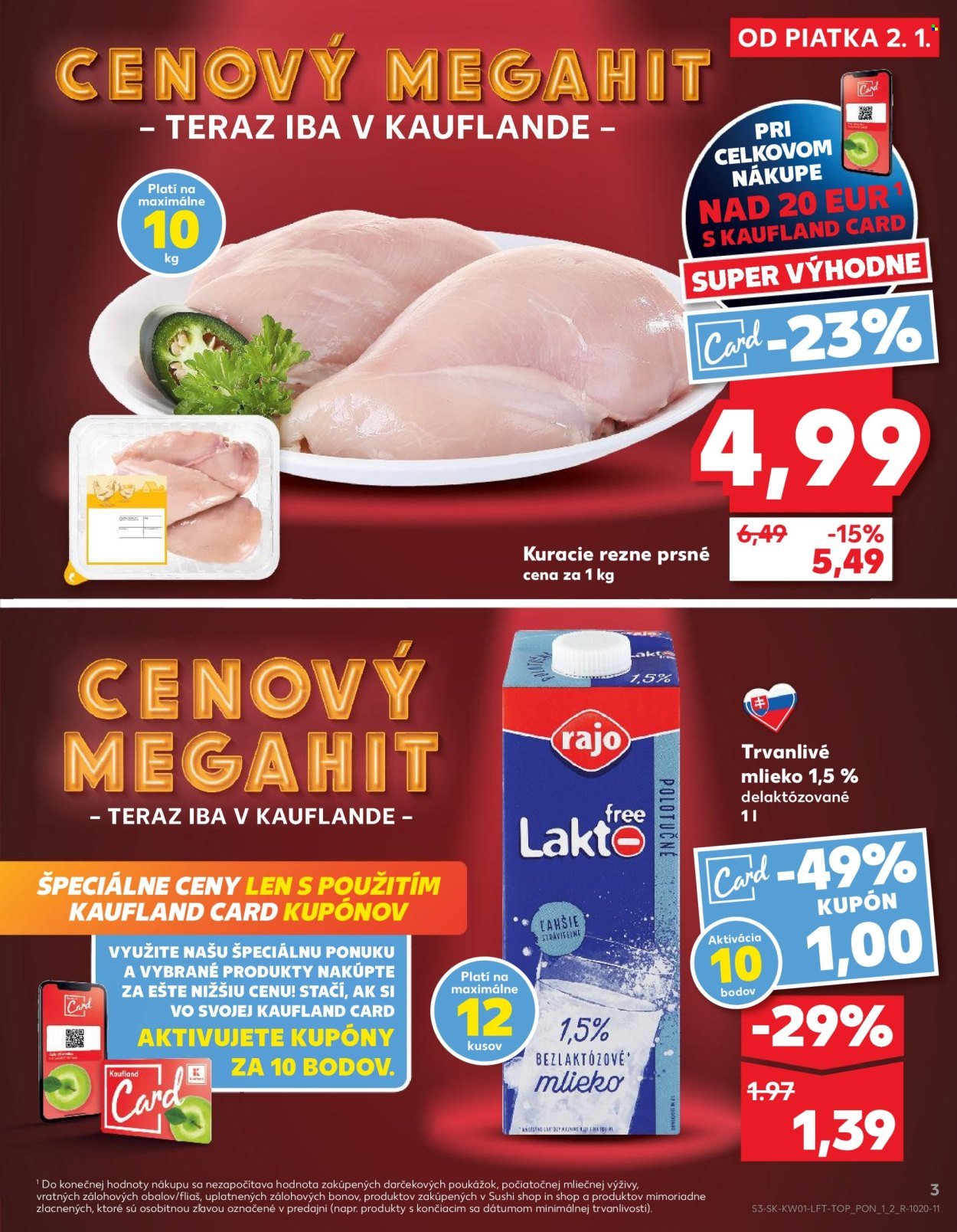 KAUFLAND leták - Od piatka 2.1.2026 (2026-01-02 - 2026-01-07) | 3
