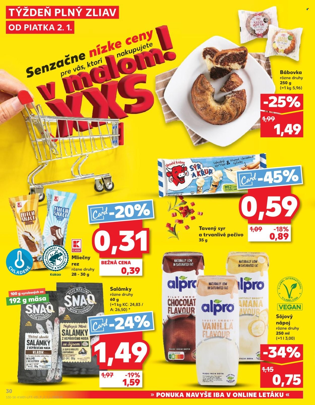 KAUFLAND leták - Od piatka 2.1.2026 (2026-01-02 - 2026-01-07) | 30