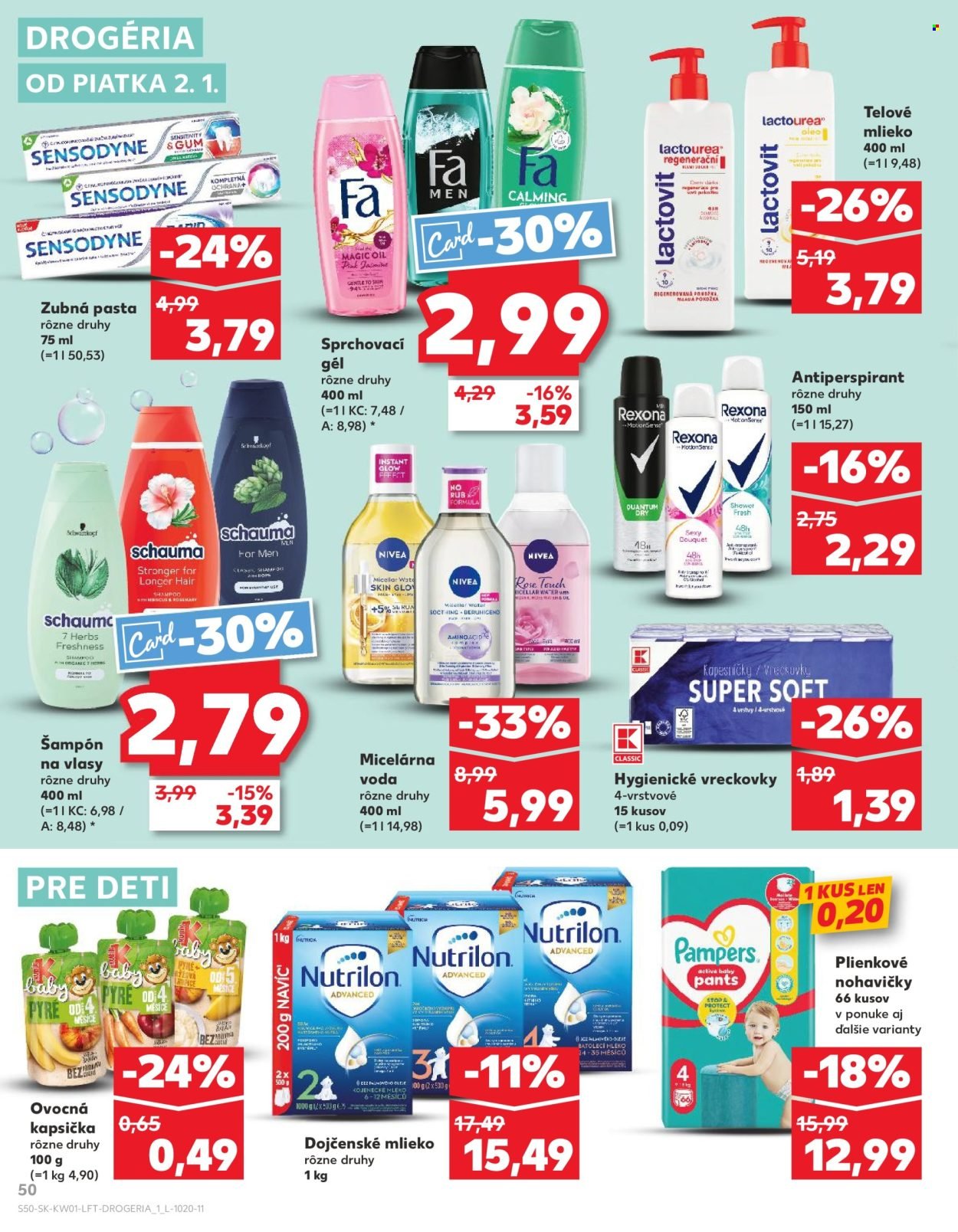 KAUFLAND leták - Od piatka 2.1.2026 (2026-01-02 - 2026-01-07) | 50