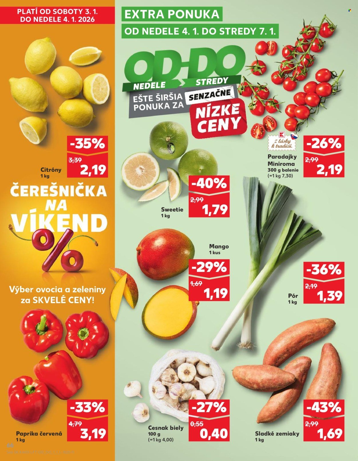 KAUFLAND leták - Od piatka 2.1.2026 (2026-01-02 - 2026-01-07) | 66
