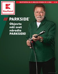 KAUFLAND leták - Objavte náš svet náradia PARKSIDE! (2026-03-26 - 2026-03-31)