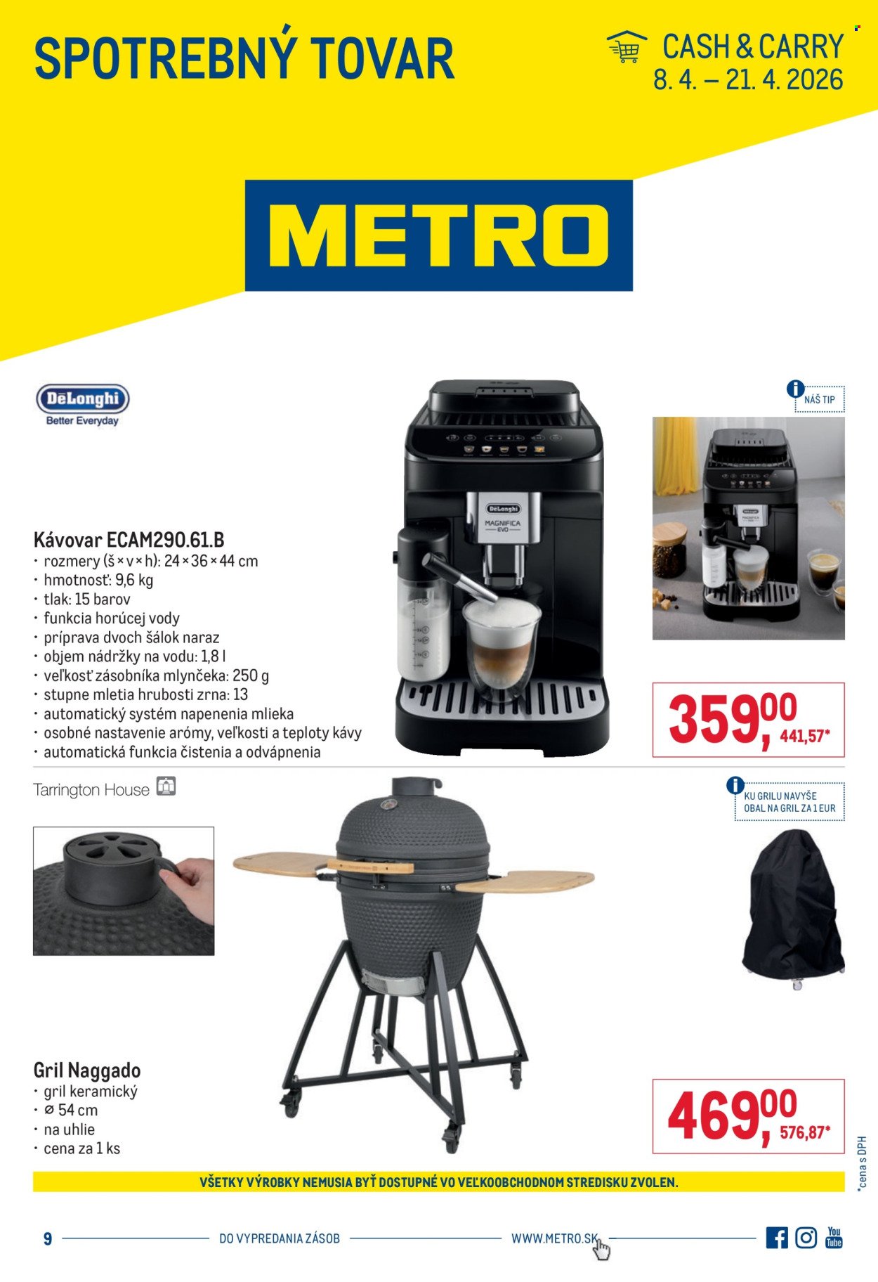 METRO leták - Spotrebný tovar (2026-04-08 - 2026-04-21) | 1