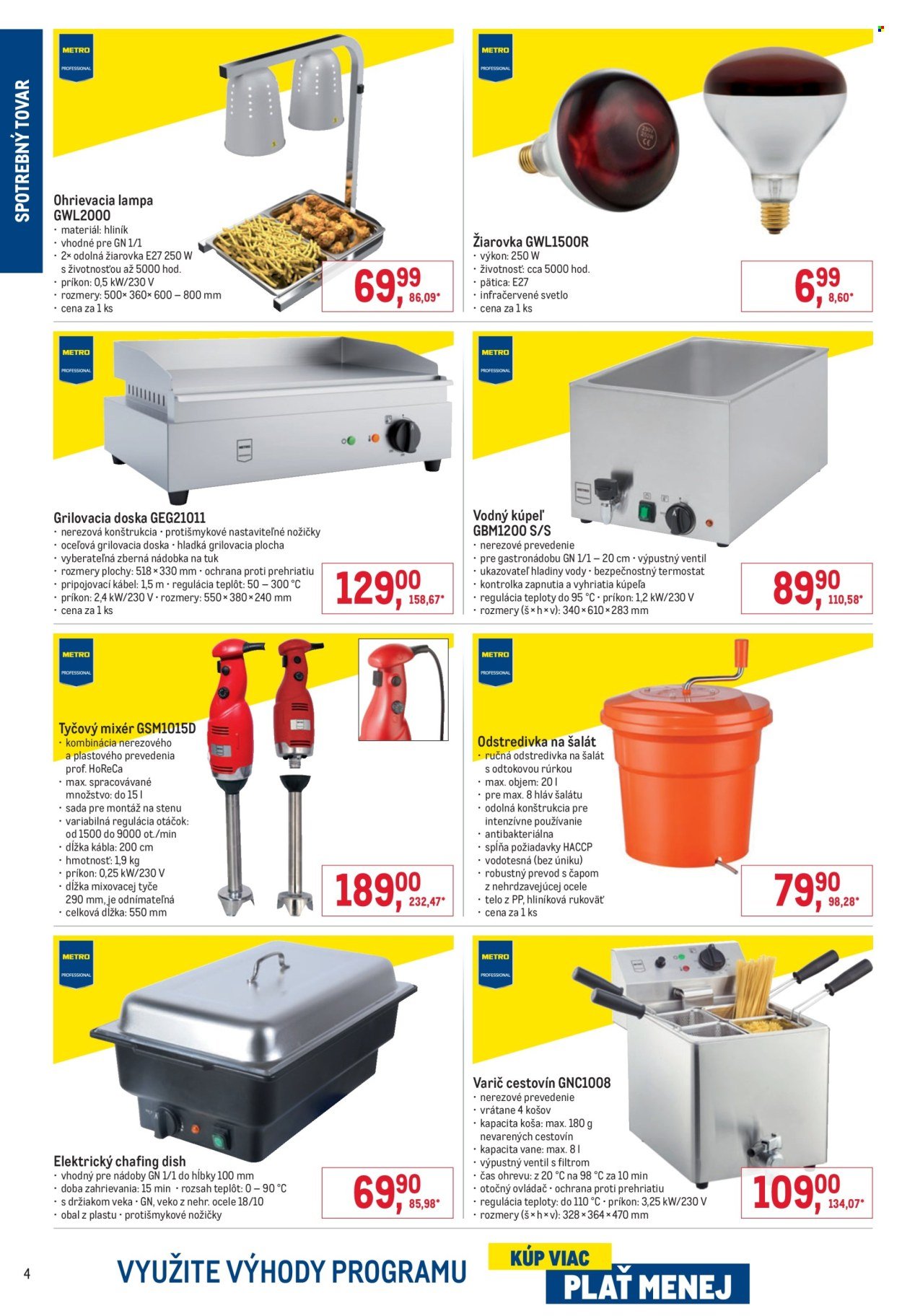 METRO leták - Spotrebný tovar (2026-04-08 - 2026-04-21) | 4