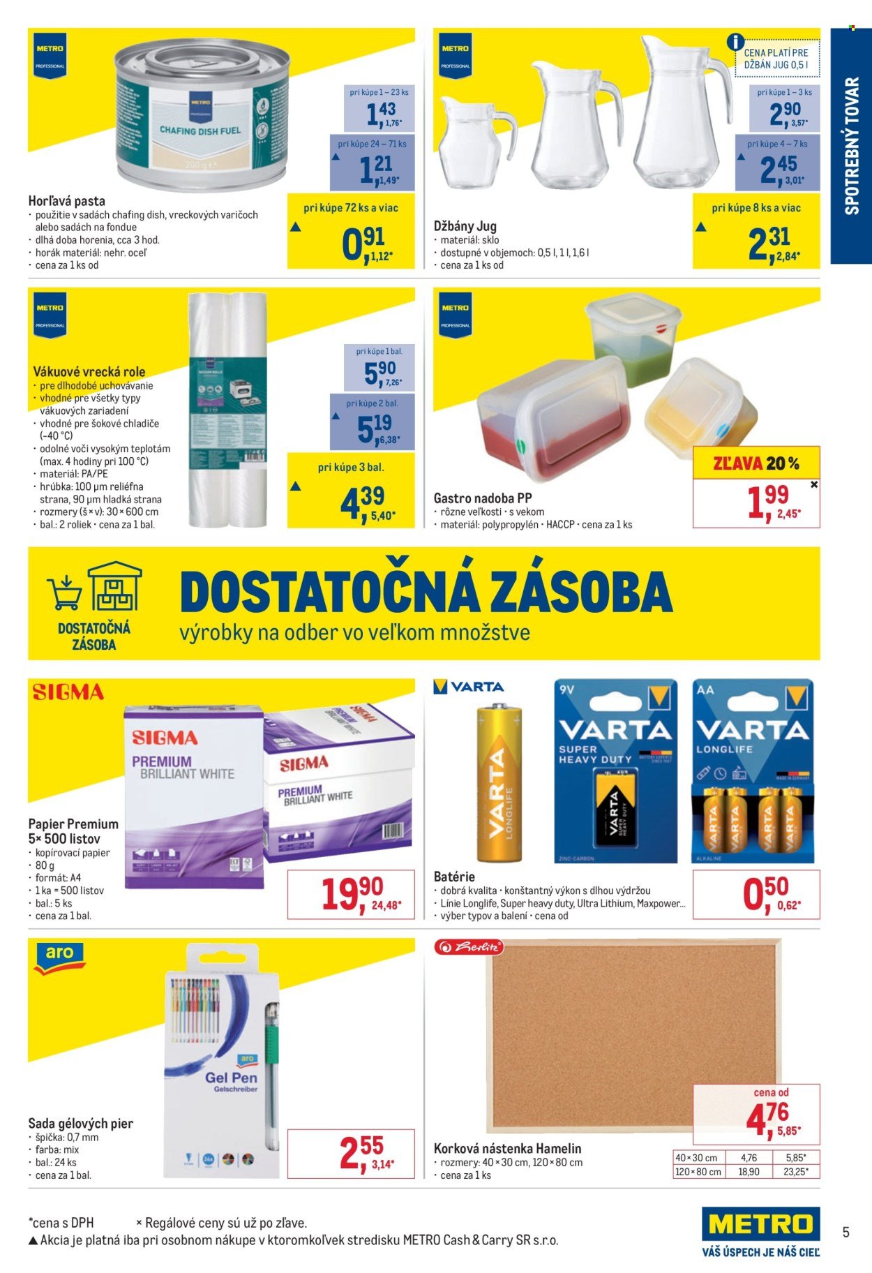 METRO leták - Spotrebný tovar (2026-04-08 - 2026-04-21) | 5