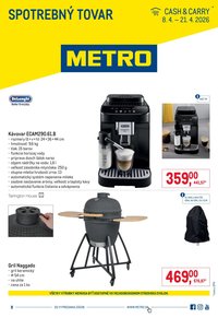 METRO leták - Spotrebný tovar (2026-04-08 - 2026-04-21)