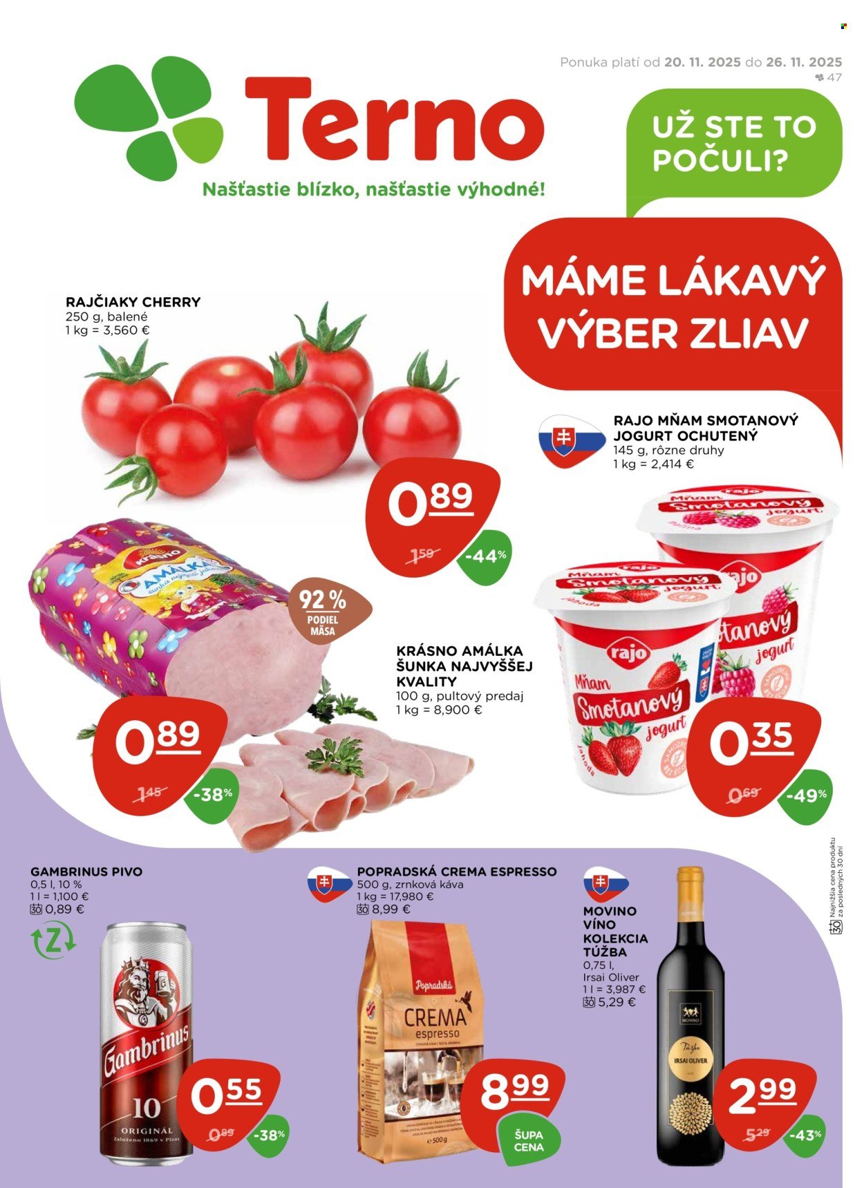 TERNO leták - Od štvrtka 20.11.2025 (2025-11-20 - 2025-11-26) | 1