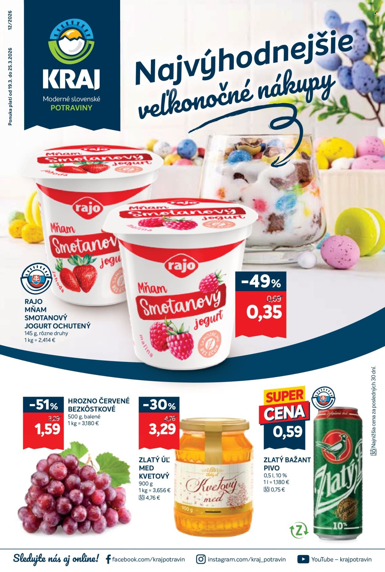 KRAJ leták - Od štvrtka 19.3.2026 (2026-03-19 - 2026-03-25) | 1