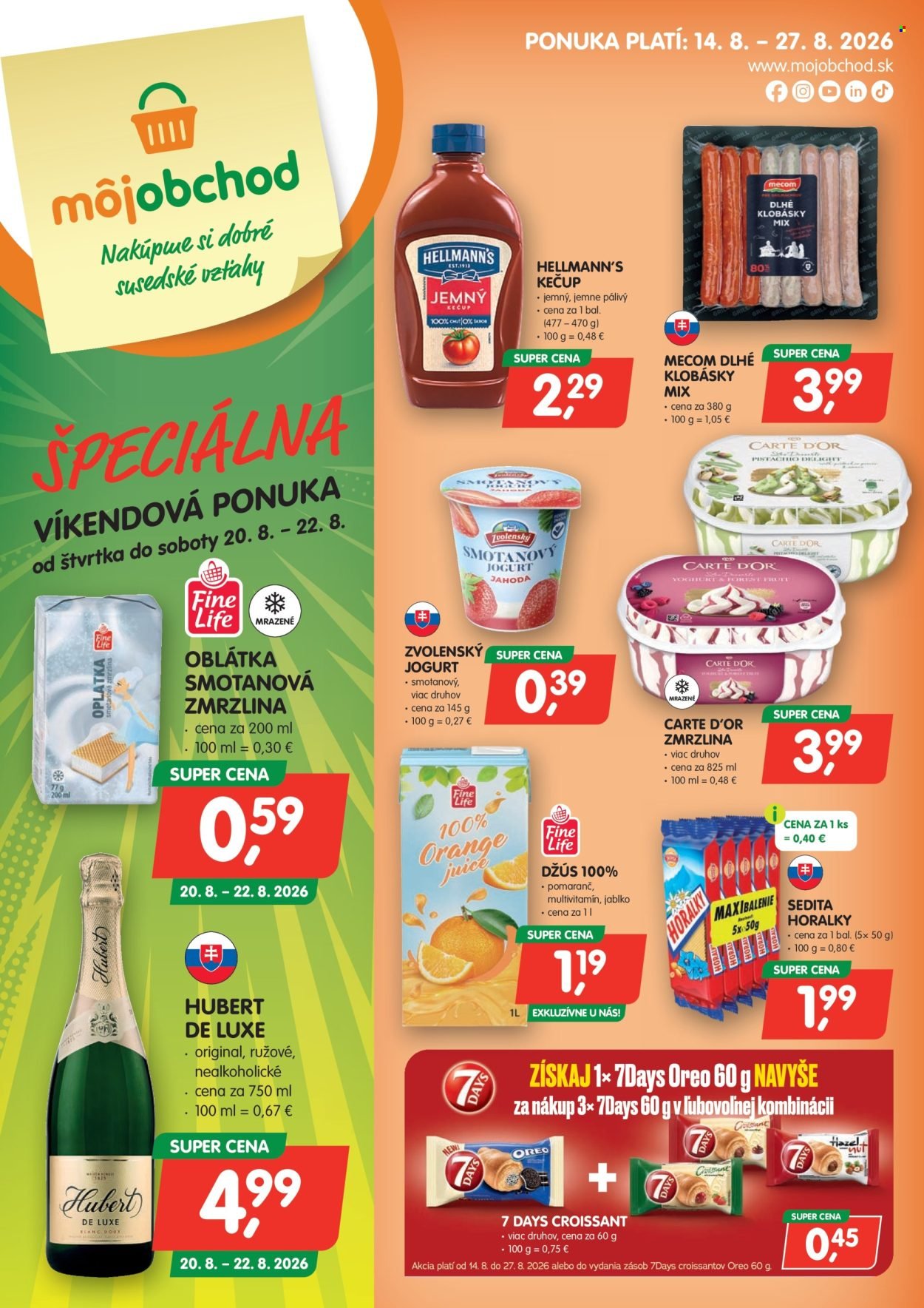 MÔJ OBCHOD leták - Od piatka 14.8.2026