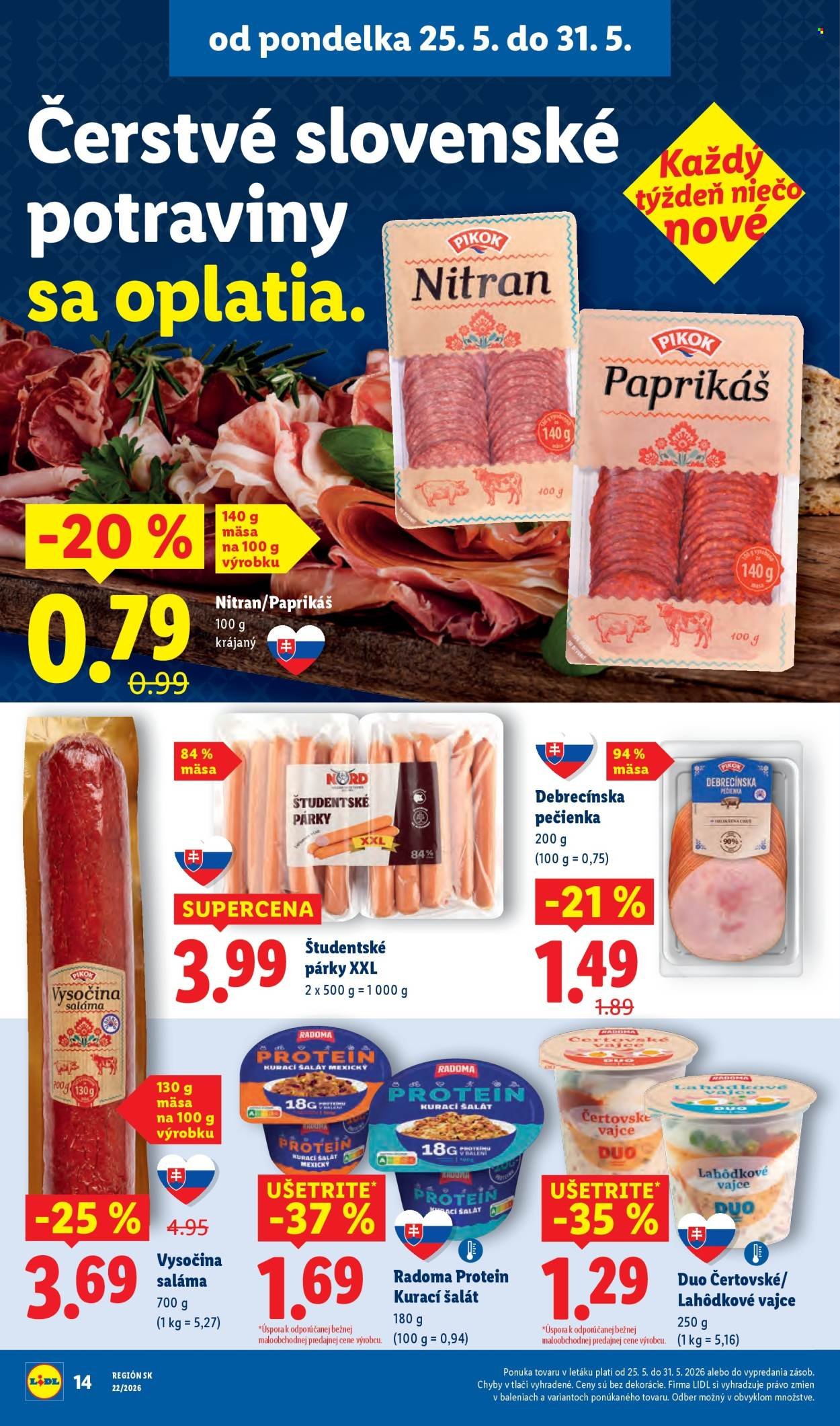 LIDL leták - Od pondelka 25.5.2026 (2026-05-25 - 2026-05-31) | 20